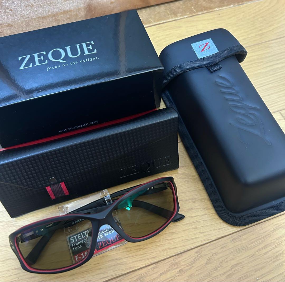 Zeque（ゼクー）　STELTH（ステルス）サングラス 持ち運びケース付き