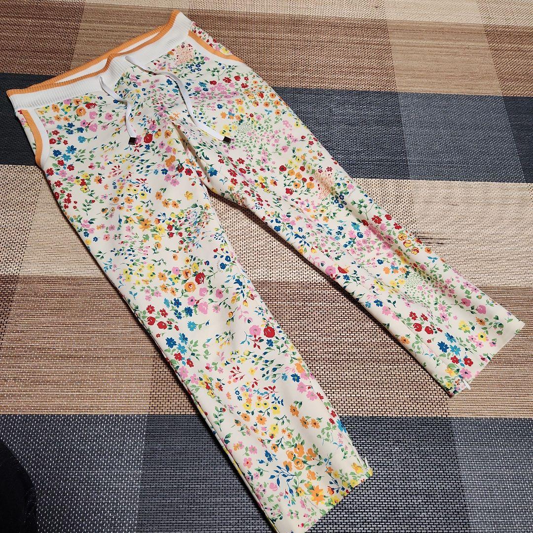 LEONARD SPORT 花柄カジュアルパンツ サイズ38