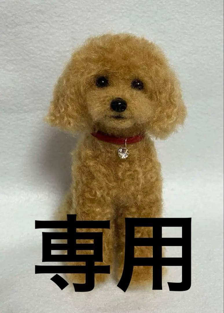 coco6パパ☺︎　トイプードル　置物　飾り