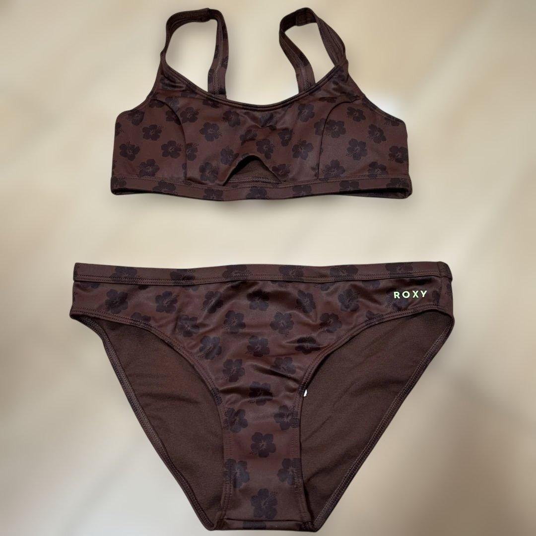 新品　ROXY ビキニ　PRO SURFコレクション　定価15400円　S 茶