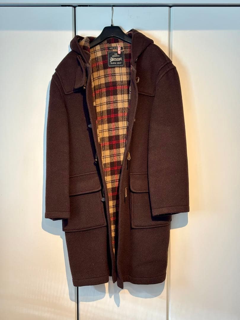 グローバーオール Gloverall ブラウン ダッフルコート メンズＬサイズ