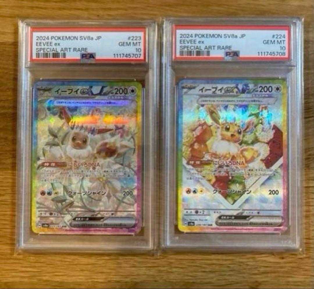 24 25 【PSA10 連番】イーブイexSAR テラスタルフェスex