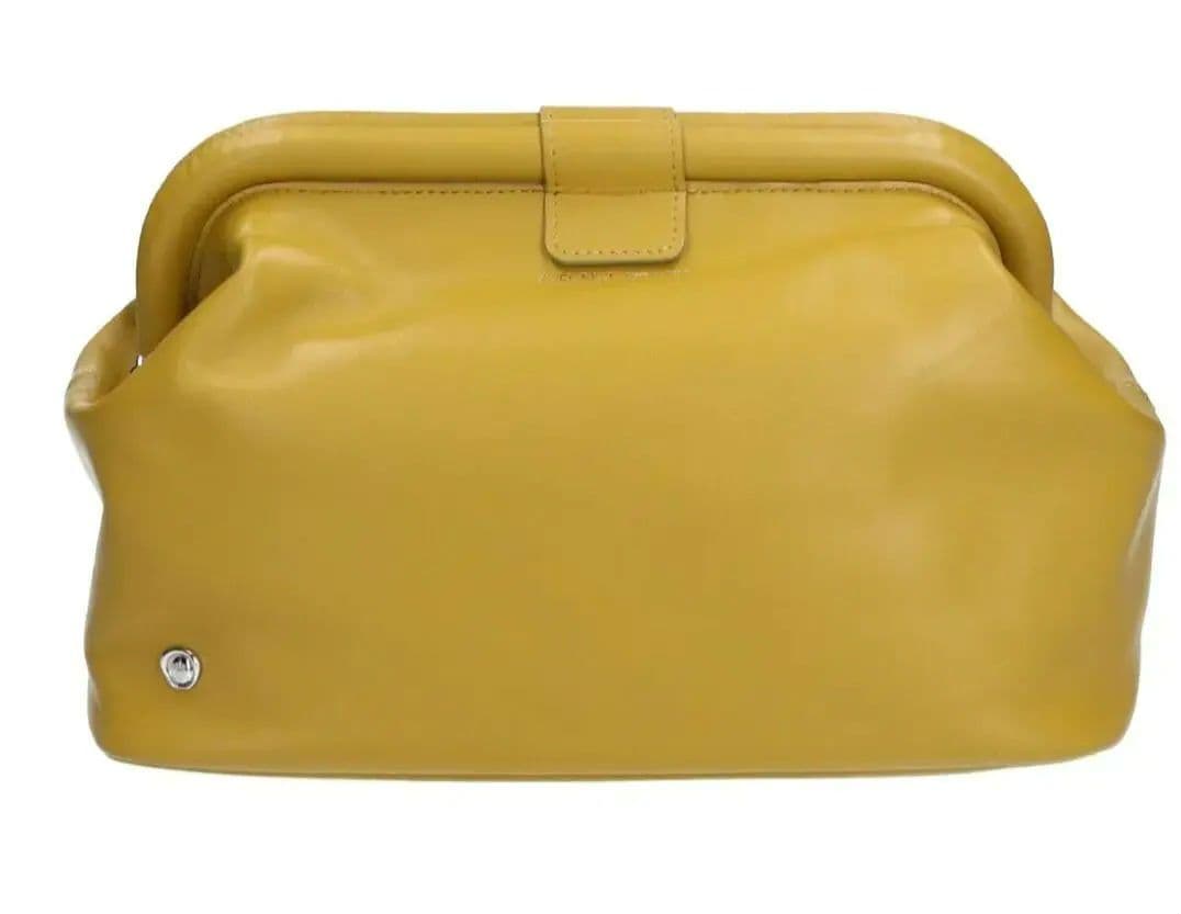 A.D.M.J. がま口ショルダーバッグ マスタード