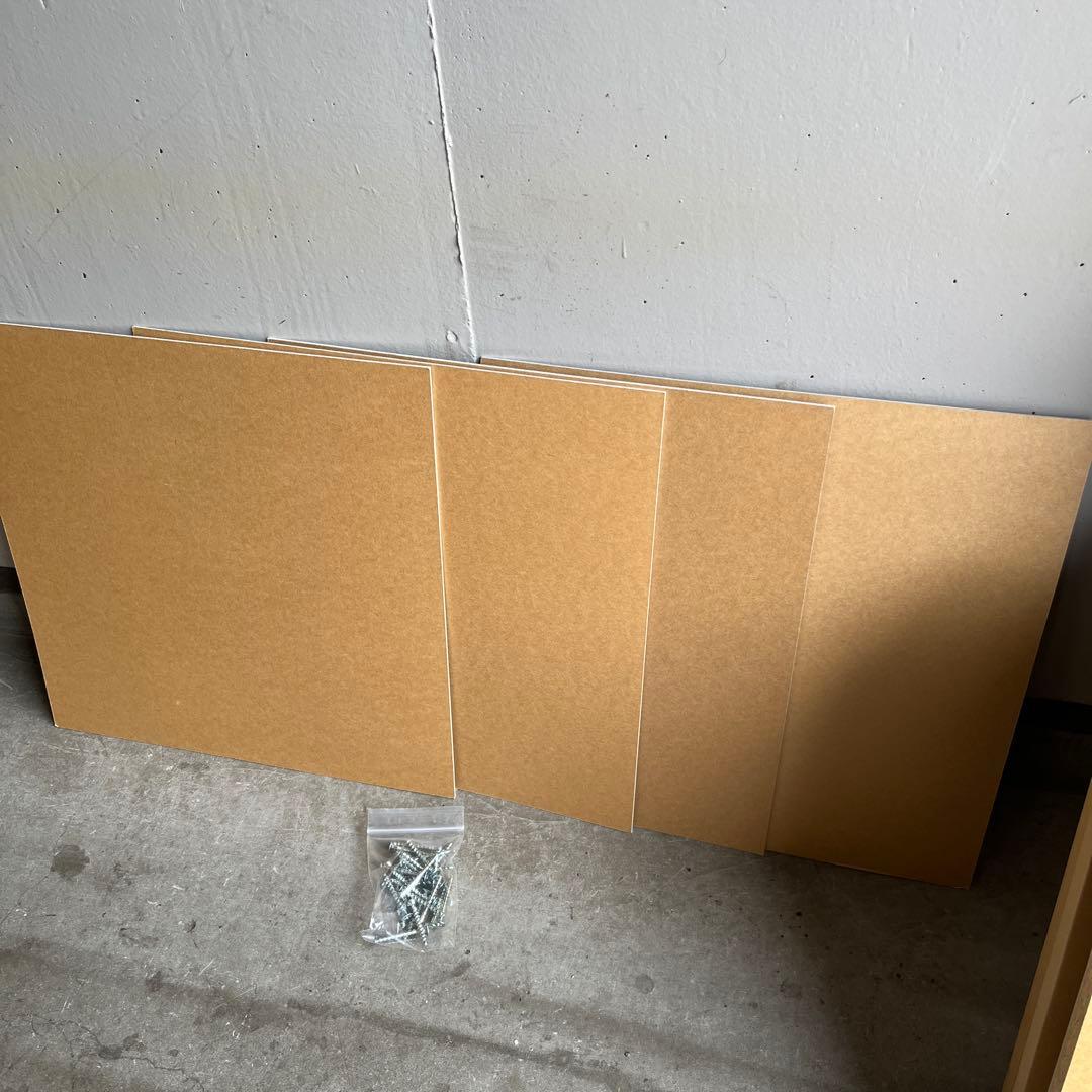 美品・廃盤希少★無印 パルプボードボックス・２段・タテヨコＡ４サイズ ２個セット