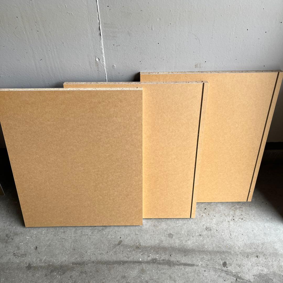 美品・廃盤希少★無印 パルプボードボックス・２段・タテヨコＡ４サイズ ２個セット