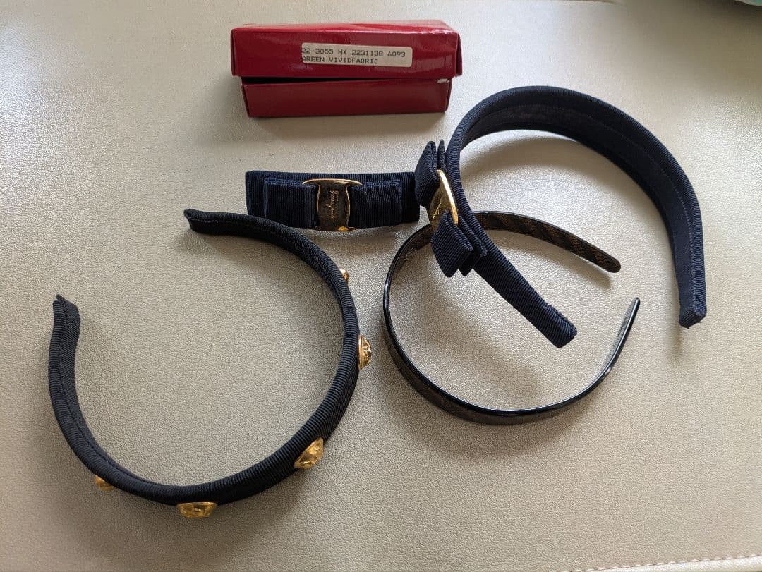 Ferragamoカチューシャ　バレッタwithフェンディカチューシャ