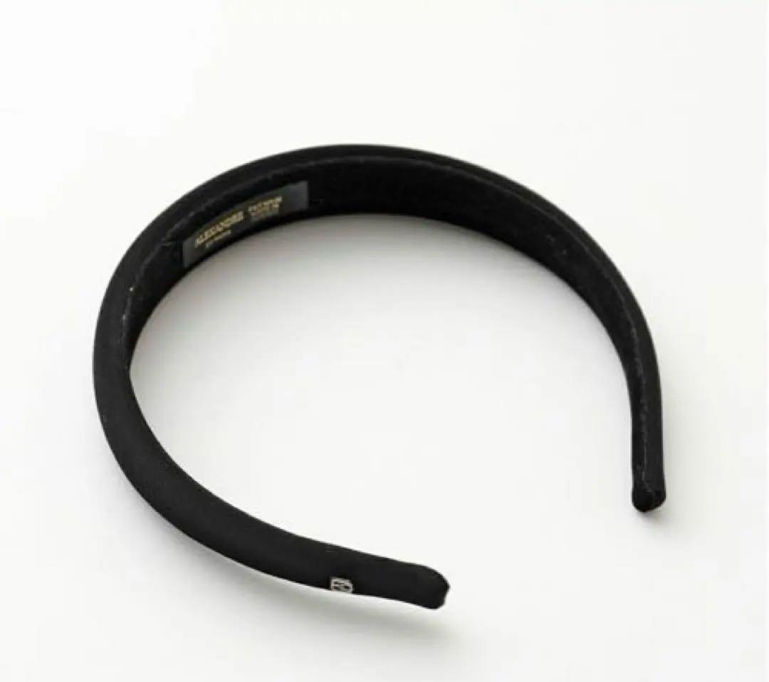 ALEXANDRE DE PARIS ブラック ヘアカチューシャ