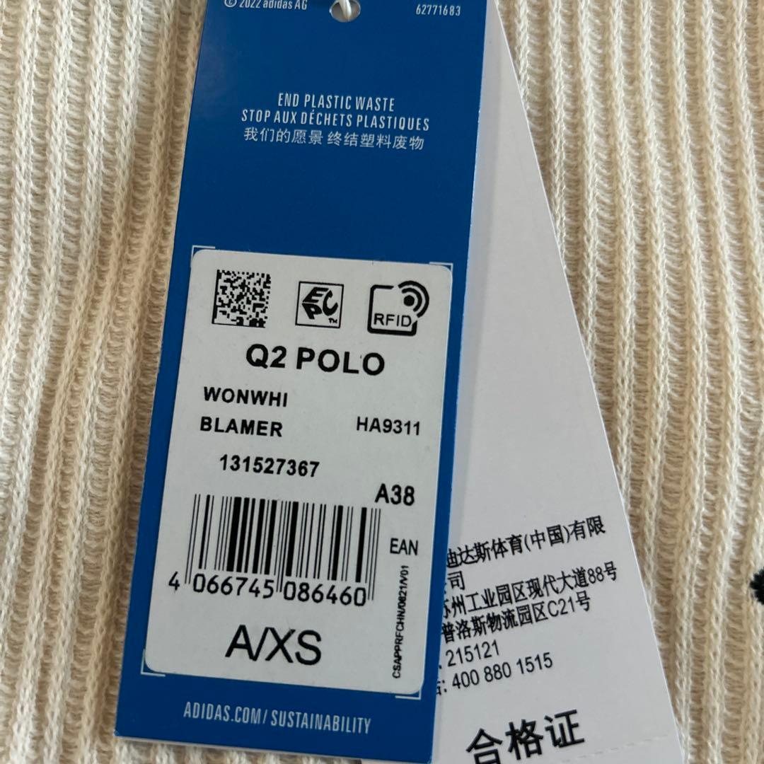 adidas ワッフルポロシャツ