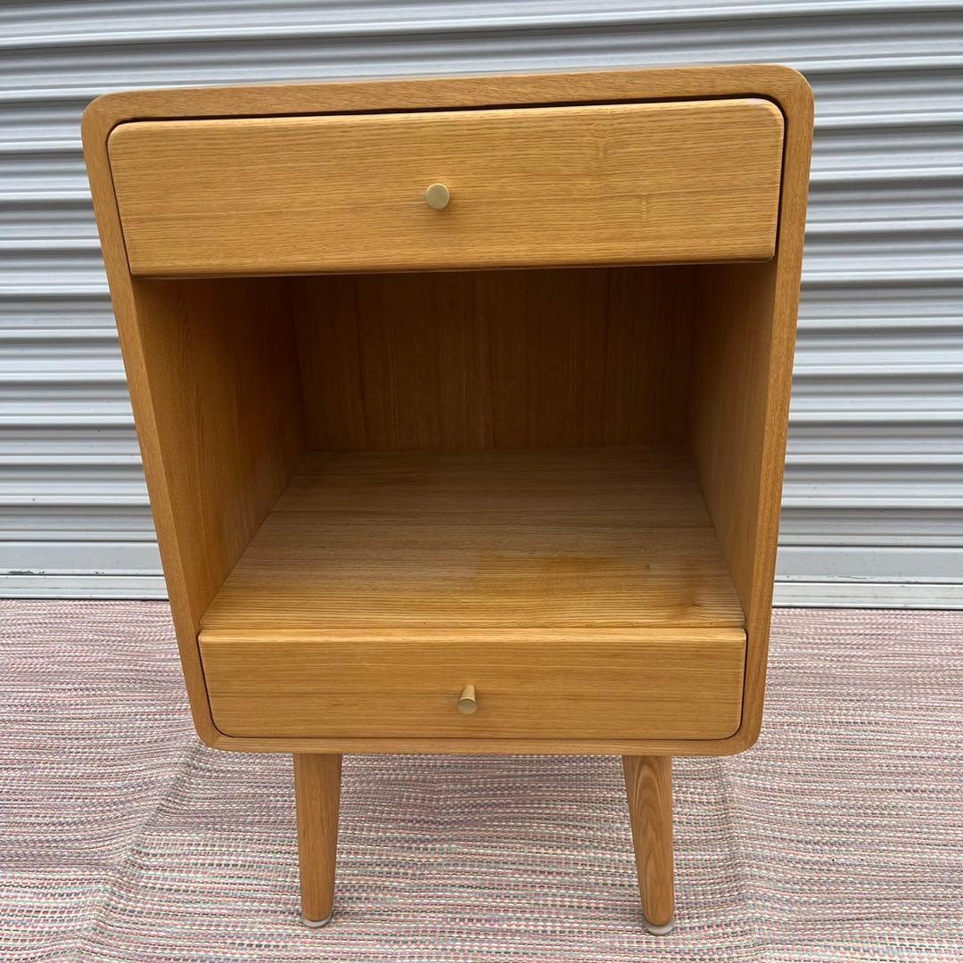 【送料込】バーム　キャビネット　木製　北欧風　棚