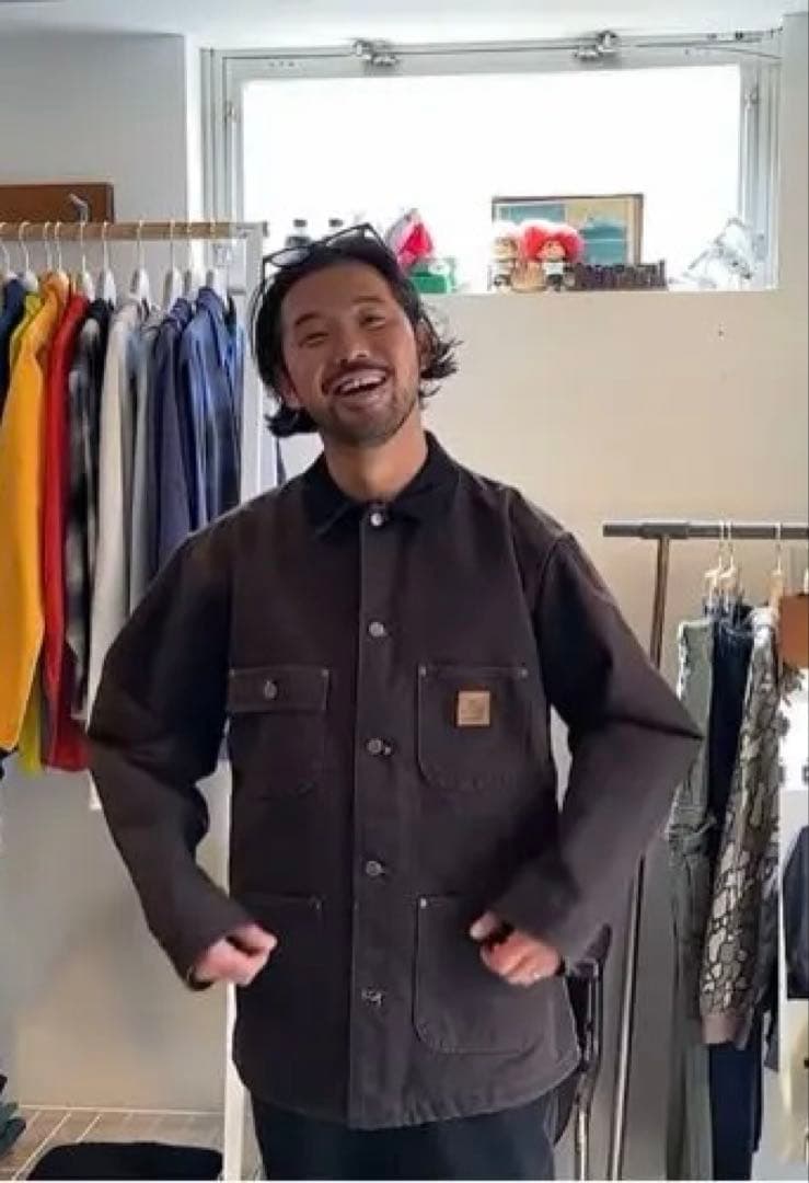 Carhartt ミシガンチョアコート　ダークブラウン 　OVY