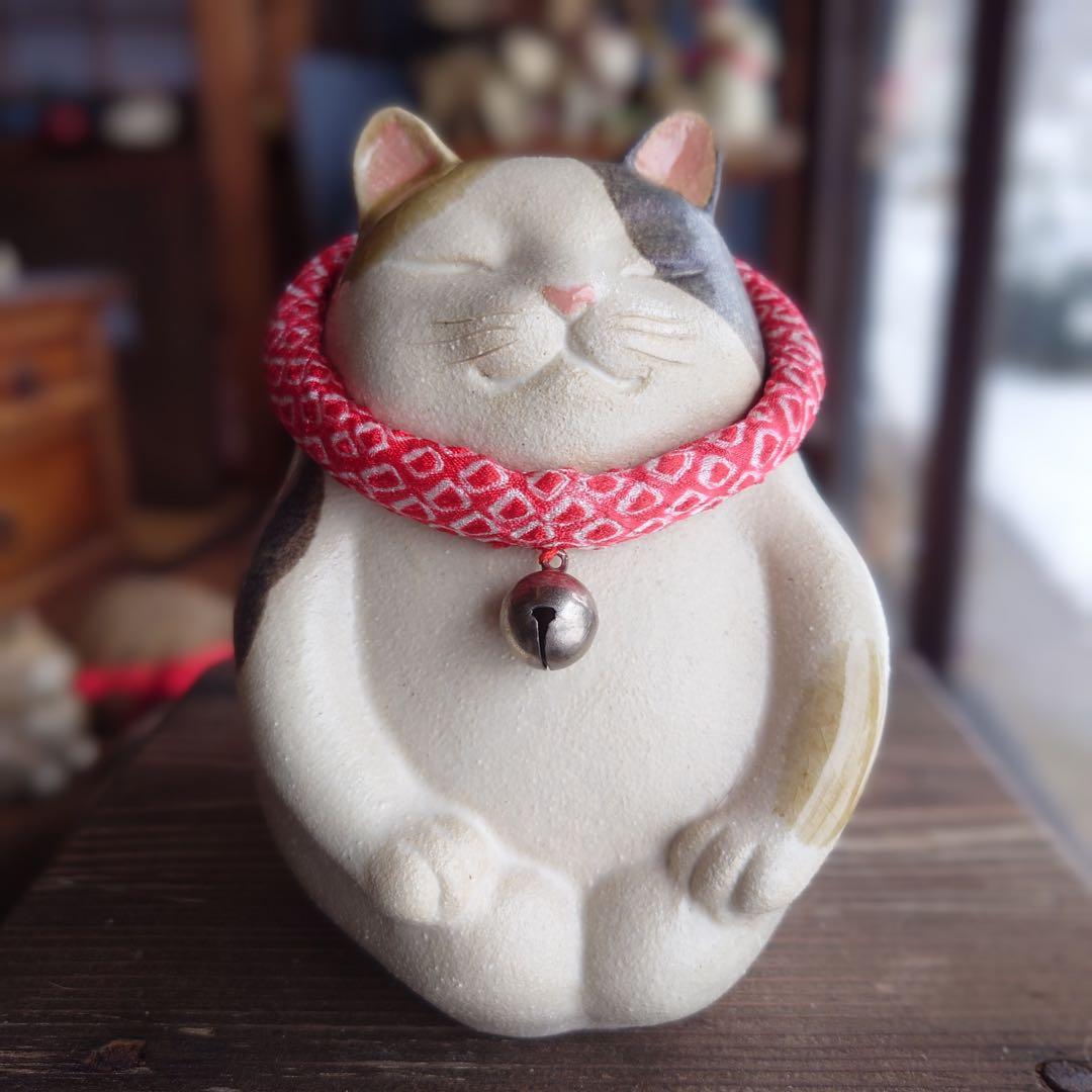 瞑想ねこ　三毛猫(〃ω〃)ミケさん