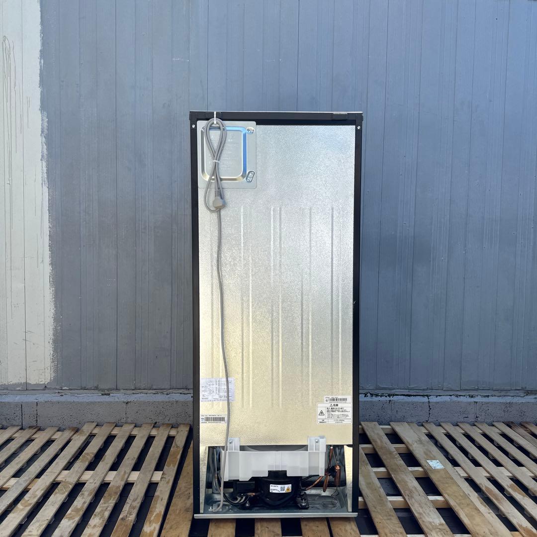 AQUA 2023年製 2ドア冷蔵庫 スタイリッシュシルバー 135L 495m