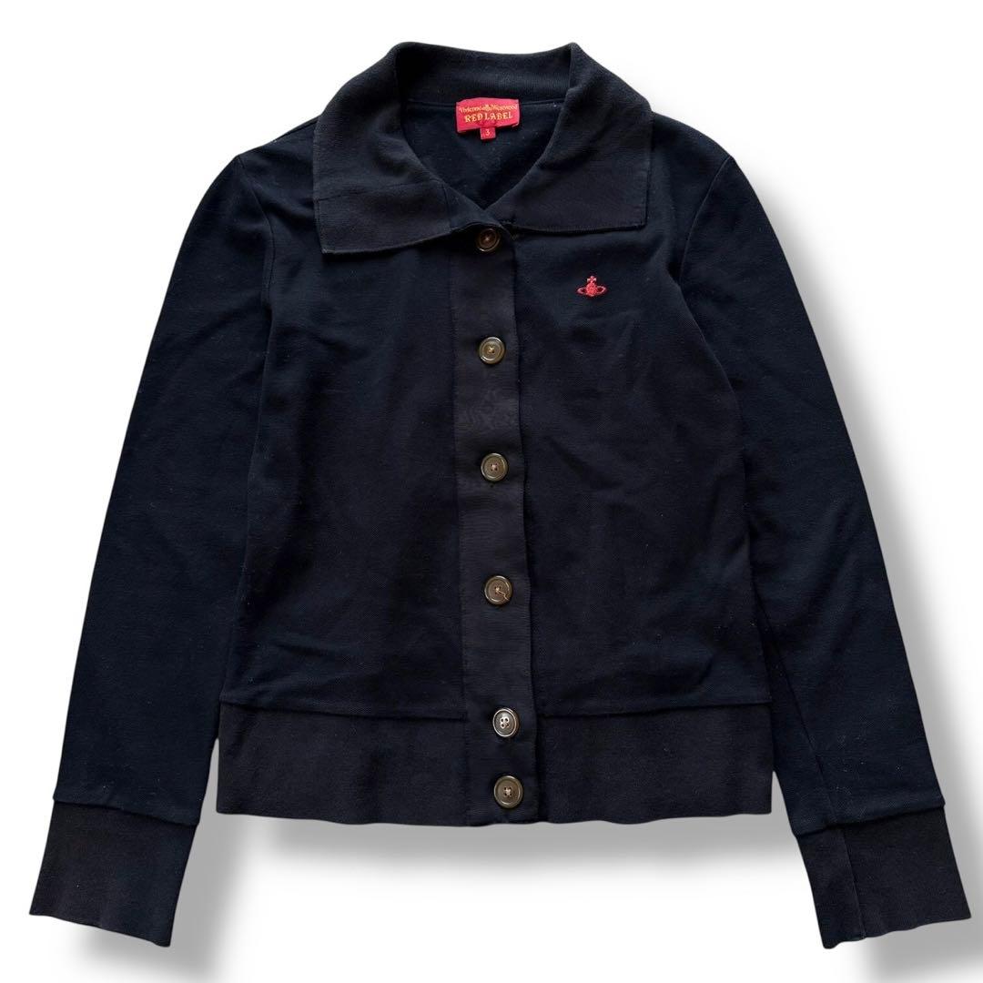 ヴィヴィアンウエストウッドレッドレーベル ジャケット オーブ刺繍 ブラック 3