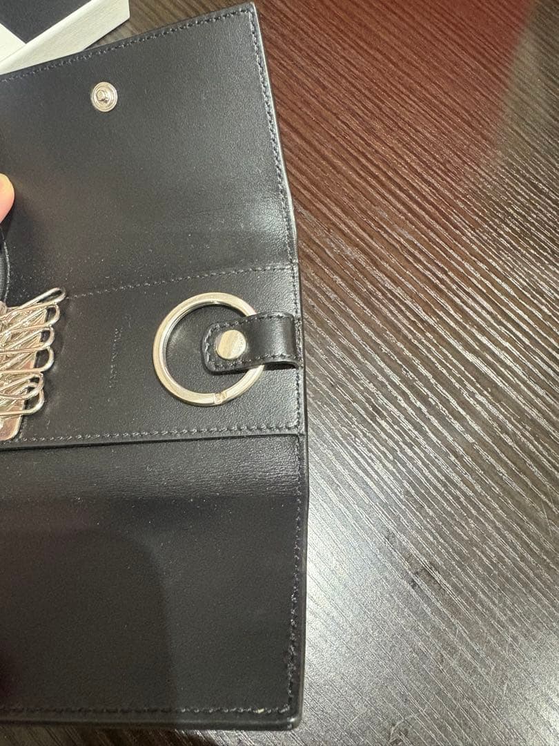 K*様 CELINE ブラックレザー キーケース