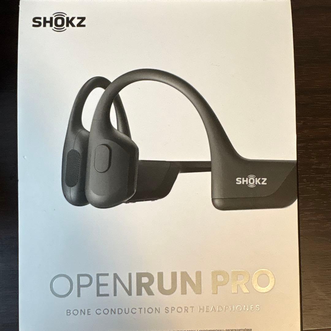 イヤホン shokz open run pro black