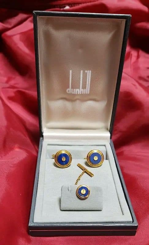 dunhill カフス ネクタイピン 箱 美品 1点のみ所蔵品