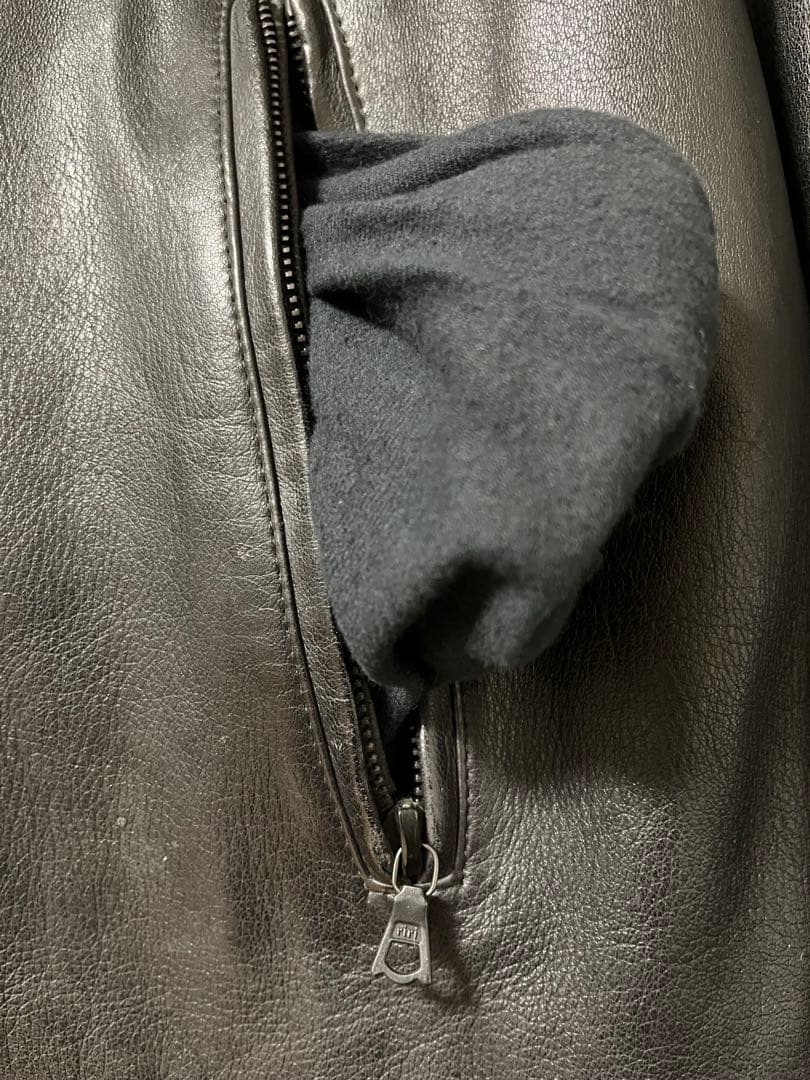 【フランス製】 SERAPHIN レザー モッズコート 50 90's