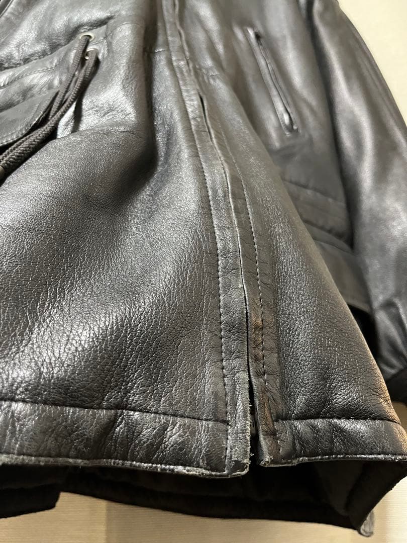 【フランス製】 SERAPHIN レザー モッズコート 50 90's