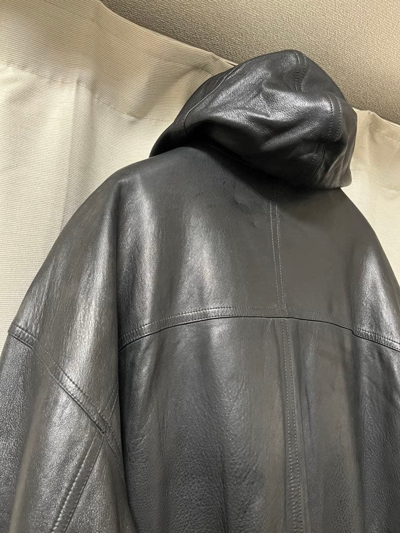 【フランス製】 SERAPHIN レザー モッズコート 50 90's