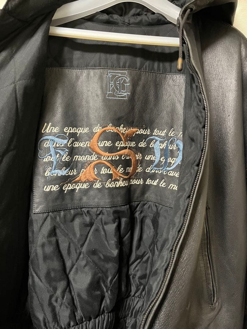 【フランス製】 SERAPHIN レザー モッズコート 50 90's