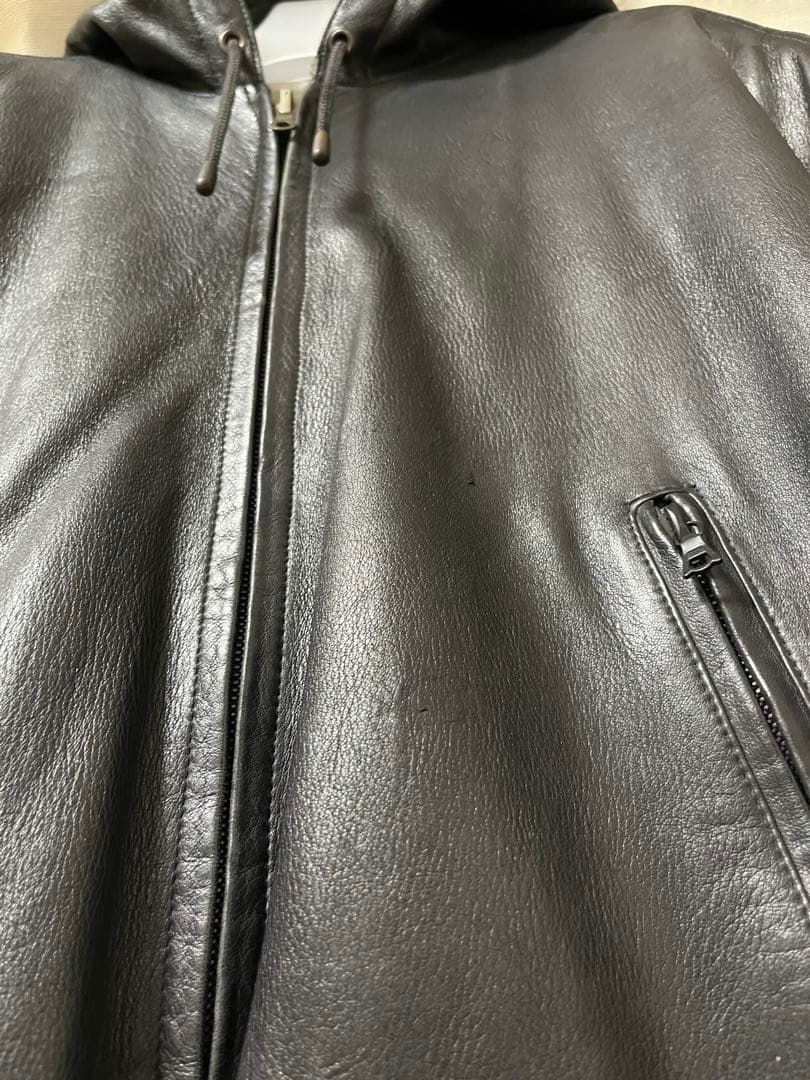 【フランス製】 SERAPHIN レザー モッズコート 50 90's