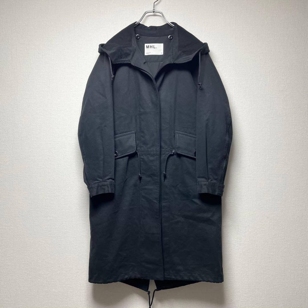 MHL マーガレットハウエル ライナー付 モッズコート ミリタリー ネイビー 2