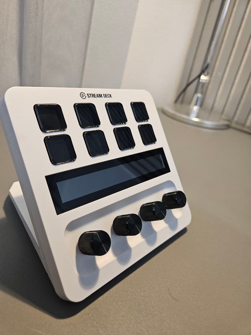 Elgato Stream Deck + ホワイト｜シルバーダイヤル付