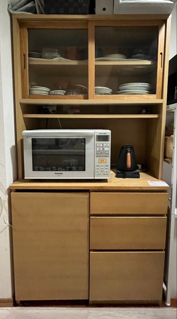 MUJI 木製カップボード・オーク材セット