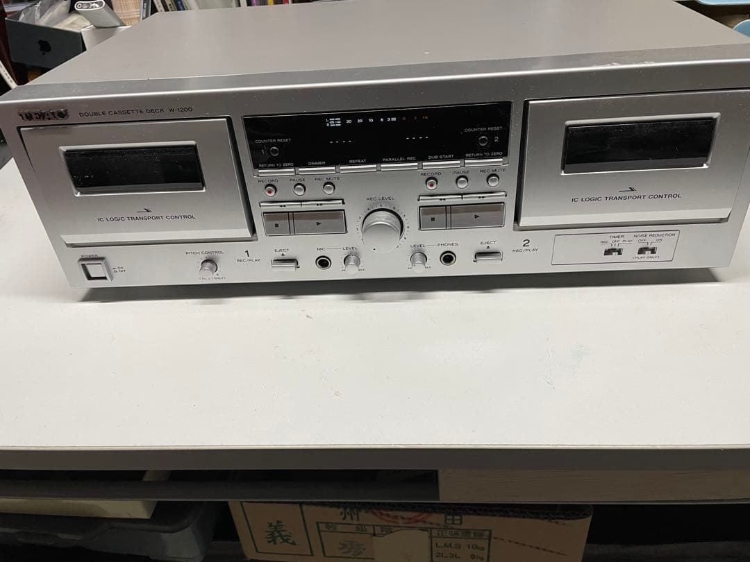 TEAC W-1200カセットデッキ　動作品