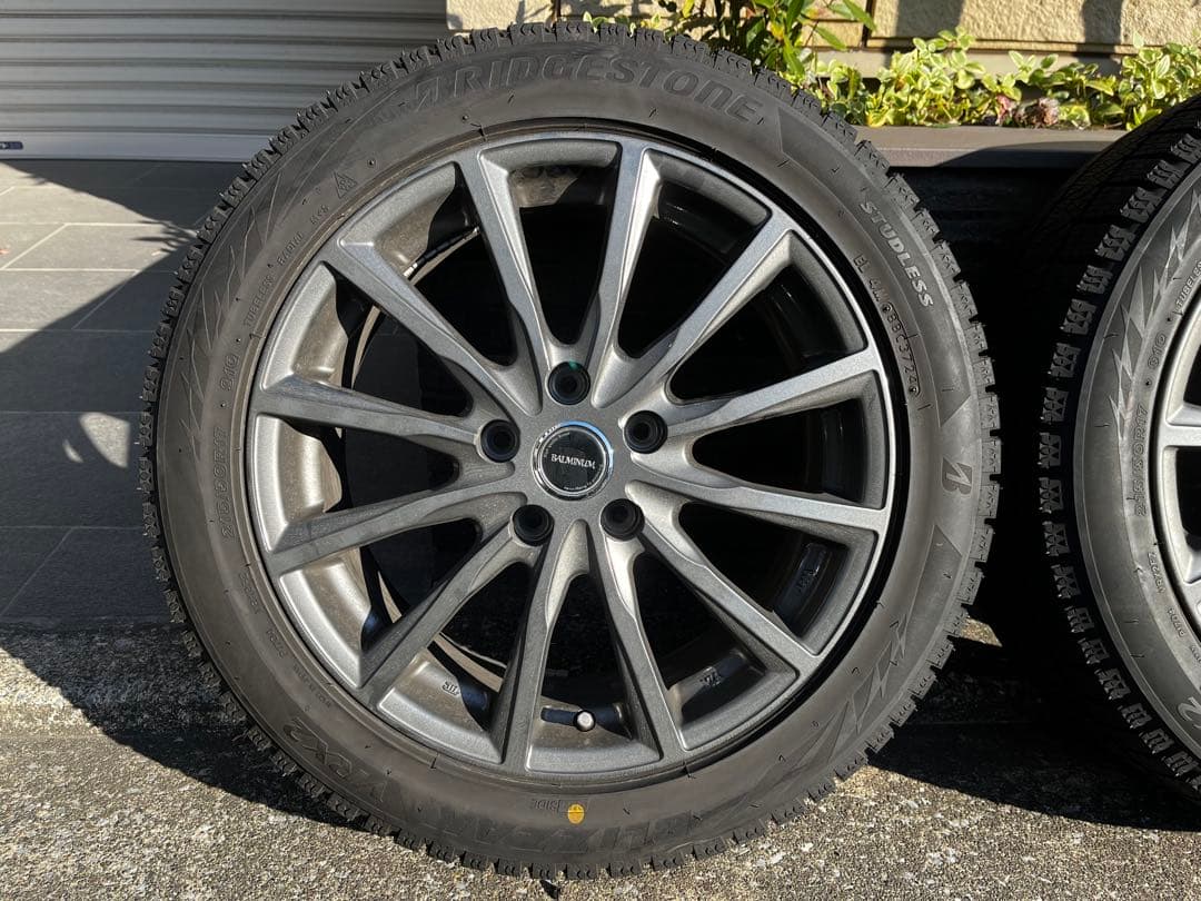 【まさやん】17インチ スタッドレスタイヤ ホイールセット1/4