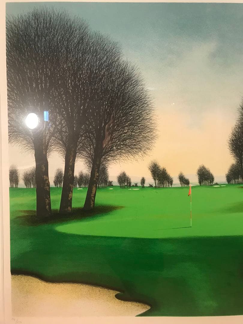 ロビーさま専用　デペルト「ゴルフ場」「フロリダのオークスクラブ」２作品リトグラフ