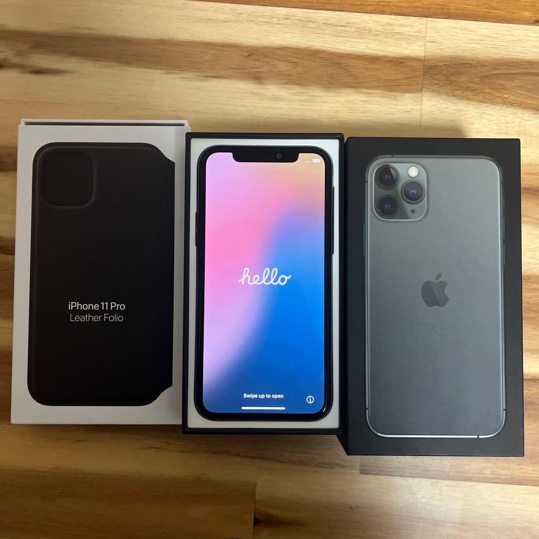 iPhone 11 Pro 256GB 本体 + ケース 画面反応難あり
