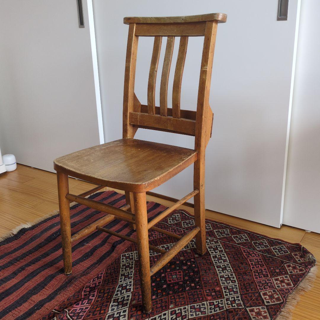 ビンテージ　チャーチチェア　カフェチェア　アンティーク