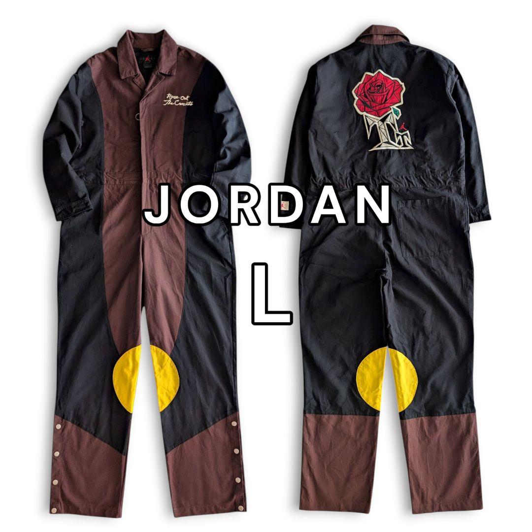 美品 ナイキ ジョーダン テヤナ テイラー ジャンプスーツ ブラウン ブラック