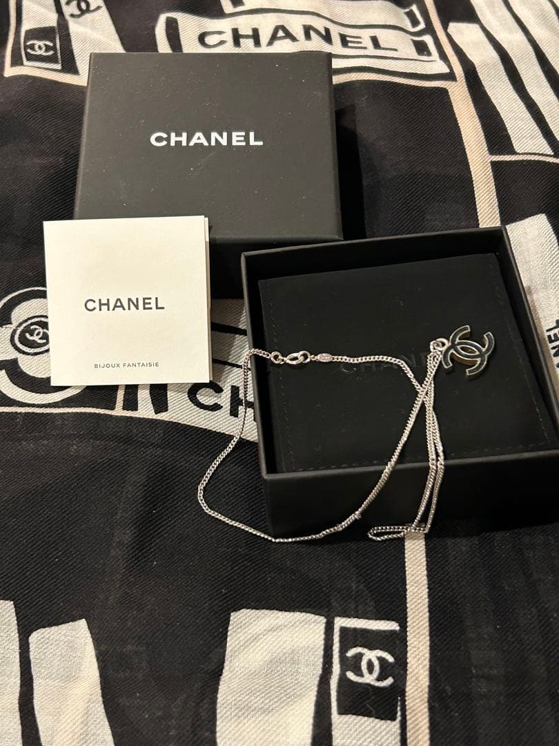 CHANEL シルバー925 ロゴネックレスヴィンテージ超レア
