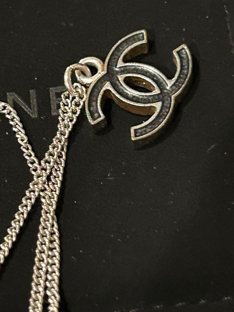 CHANEL シルバー925 ロゴネックレスヴィンテージ超レア