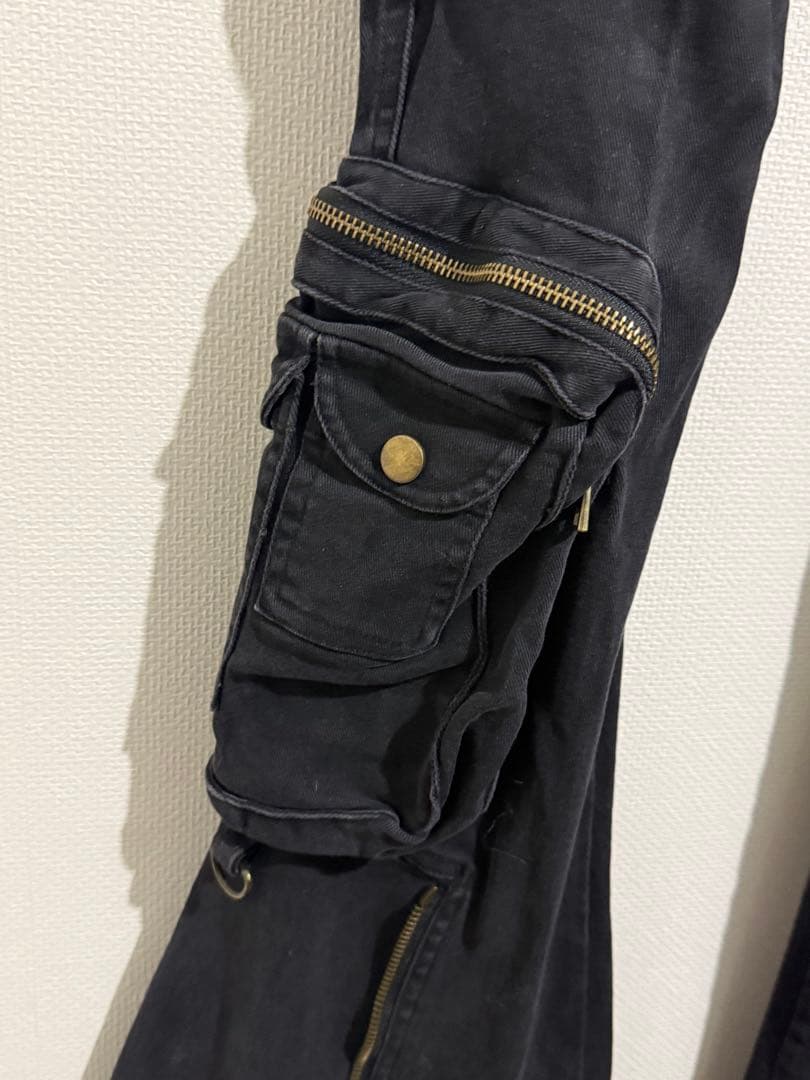 Ny Dkyel フレアカーゴパンツ　Y2K