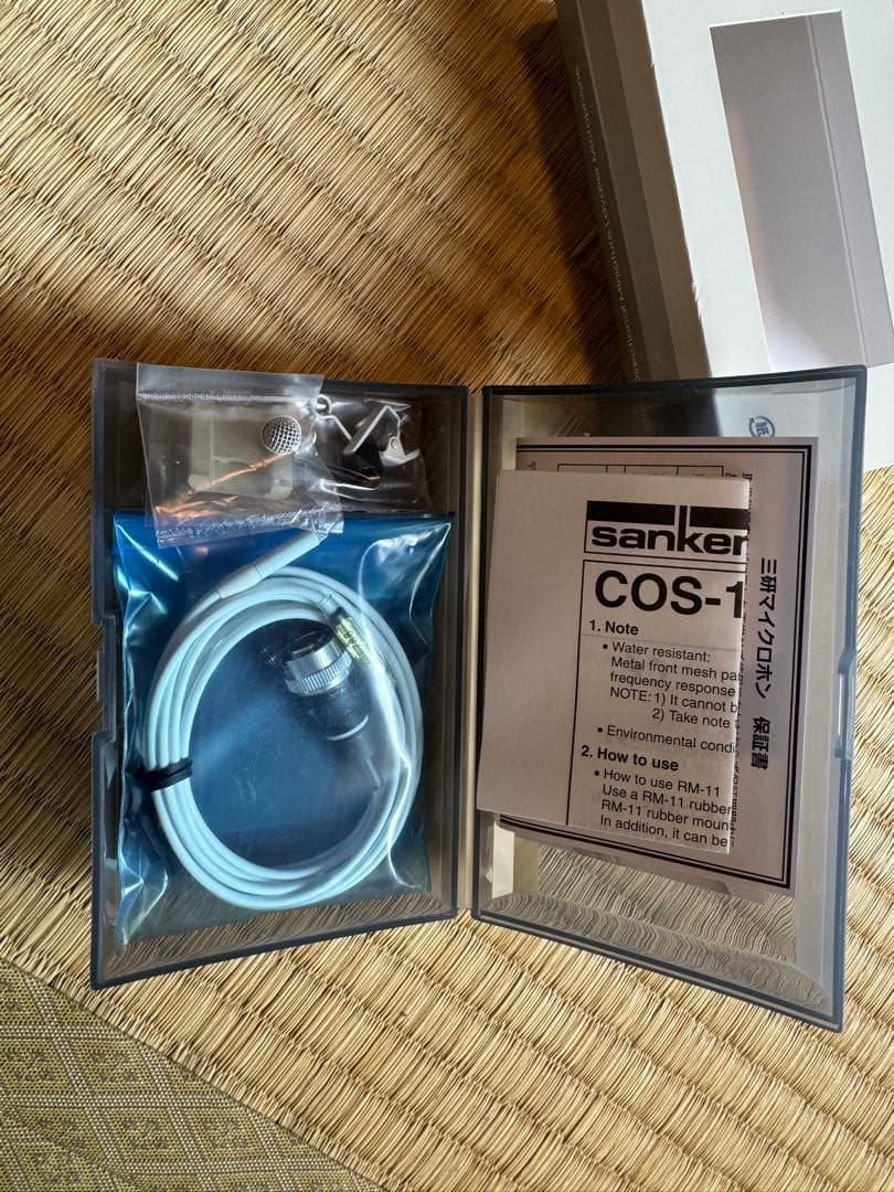 Sanken COS-11DR マイク　白