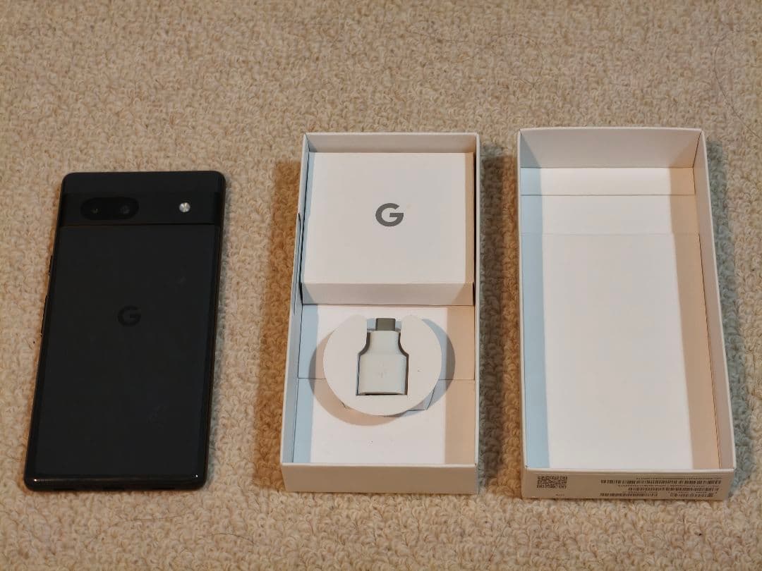 美品　Google Pixel 7a チャコール 128GB SIMフリー