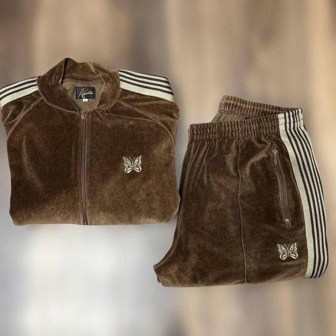 needles ベロアセットアップ Lサイズ