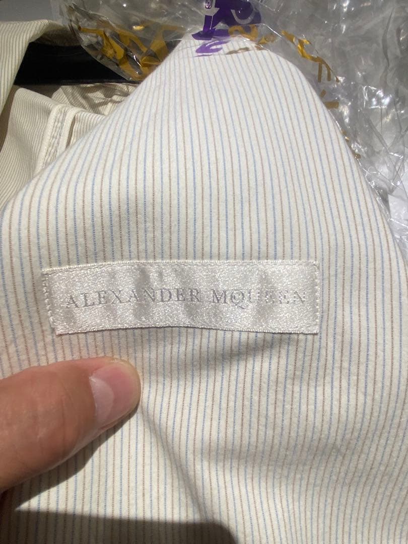 ALEXANDER MCQUEEN テーラードジャケット アイボリー