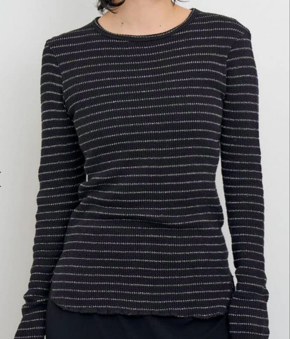 【GOOD GRIEF!】WAFFLE BORDER LONG SLEEVE