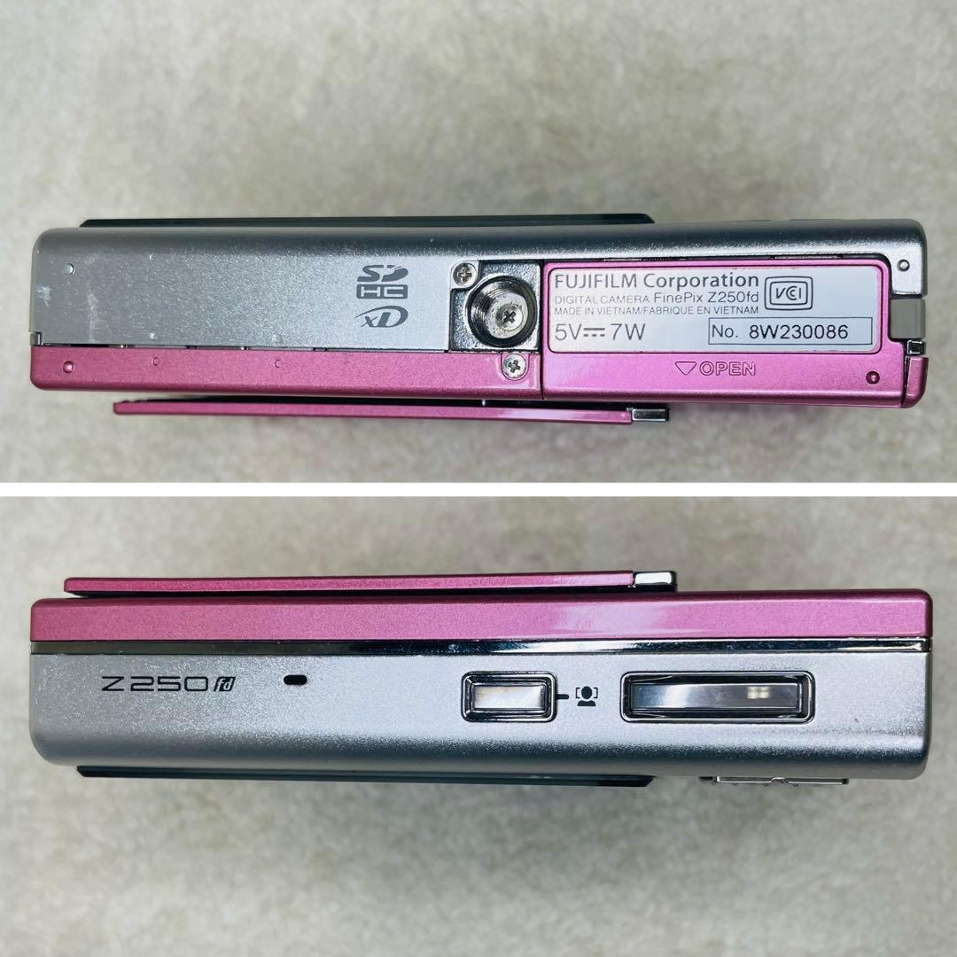 FUJIFILM FinePix Z250fd デジカメ ピンク 平成 Y2K