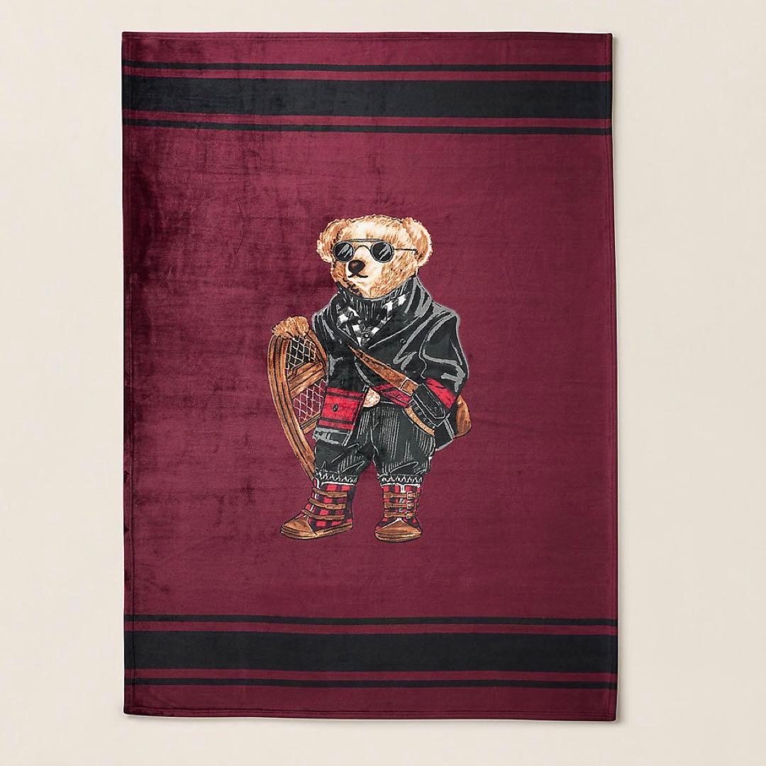 ラルフローレン　ホリデーポロベアスローブランケット新品未開封三越購入