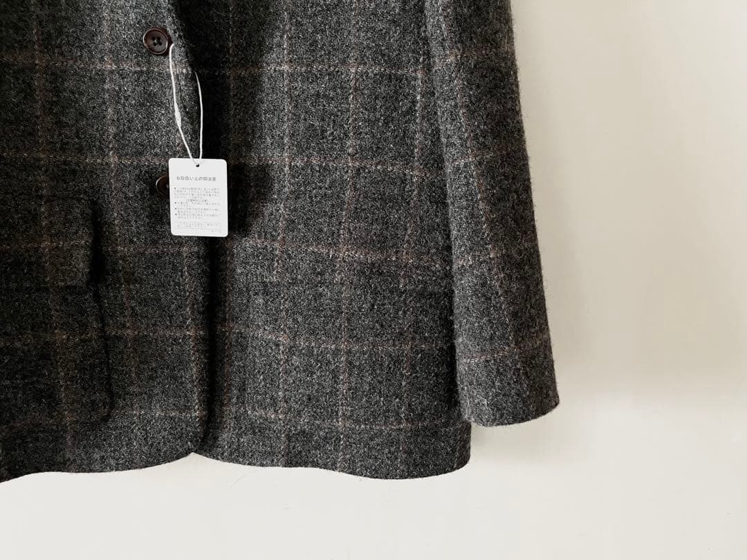 新品 マーガレットハウエル×ハリスツイード ウィンドウペンチェックジャケット