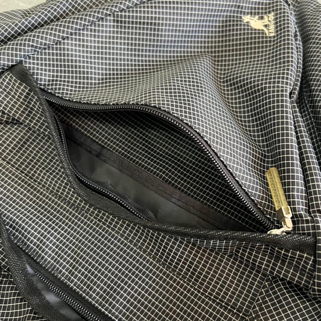 美品　kangol sling bag y2k スリングバッグ 格子柄 テック系