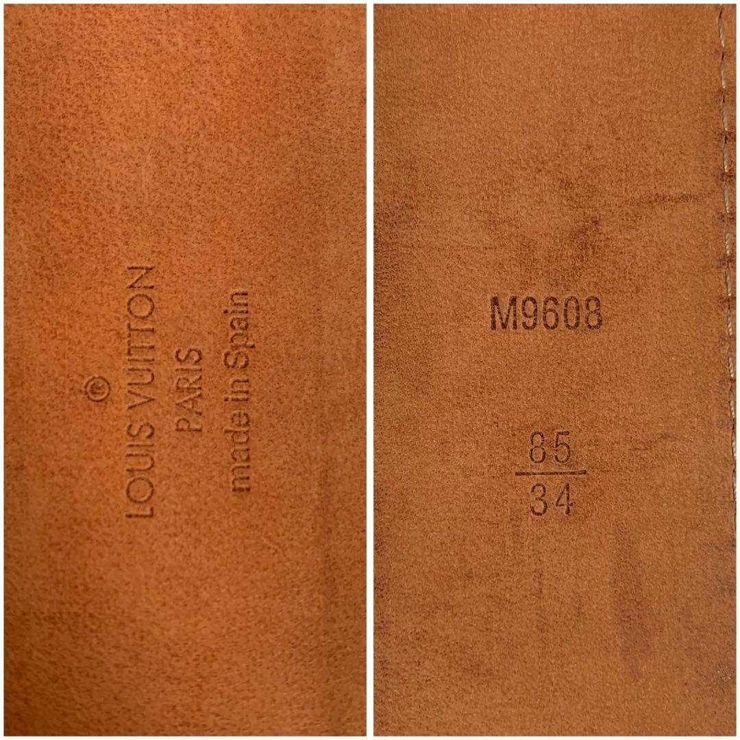美品　ルイヴィトン ベルト モノグラム サンチュール M9608