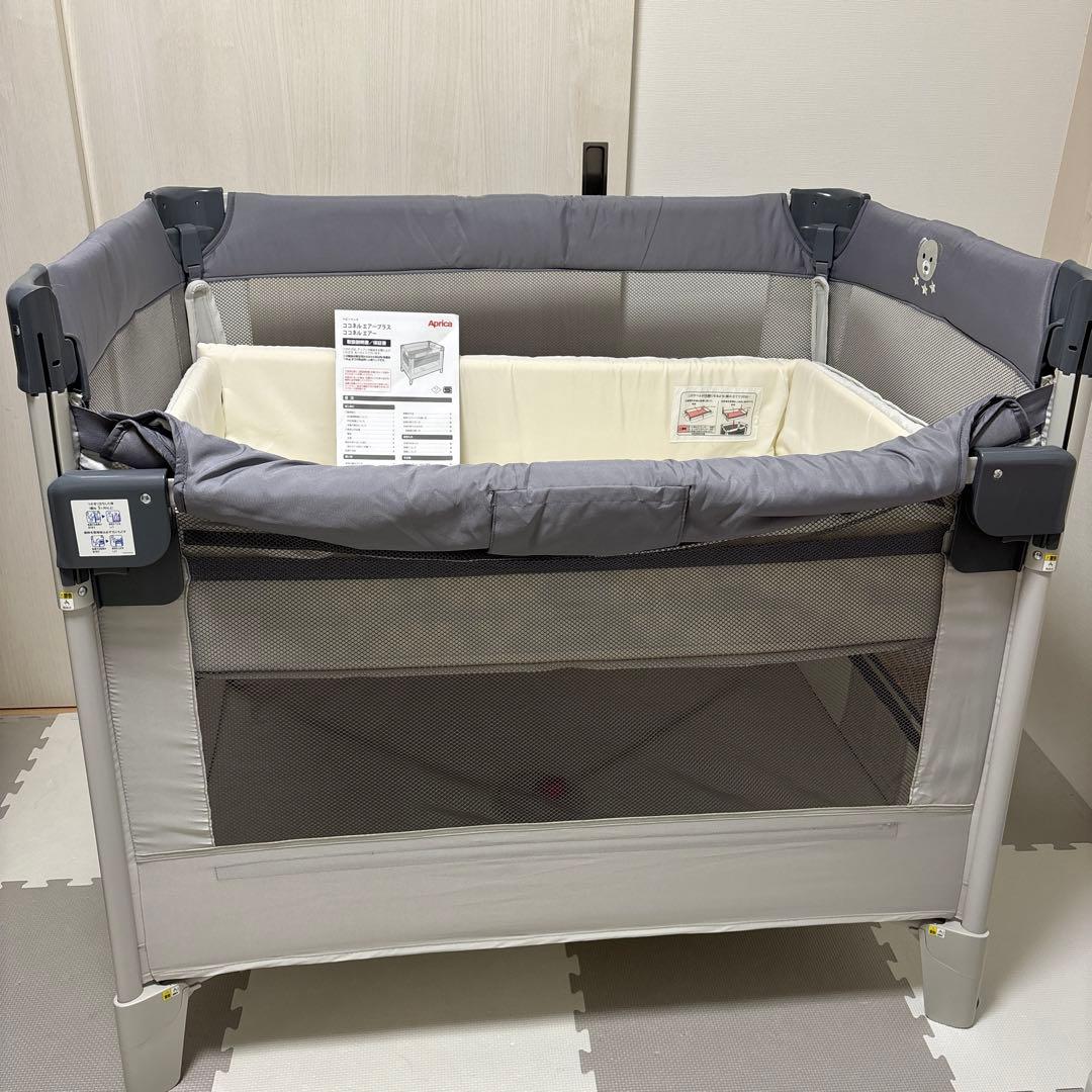 Aprica(アップリカ) ベビーベッド ココネルエアー プラス　グレー