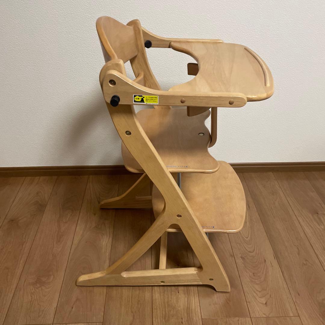 【美品】大和屋　すくすくチェアプラス　テーブル付