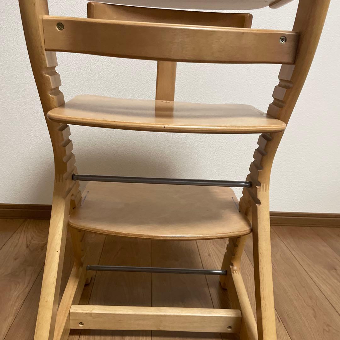 【美品】大和屋　すくすくチェアプラス　テーブル付